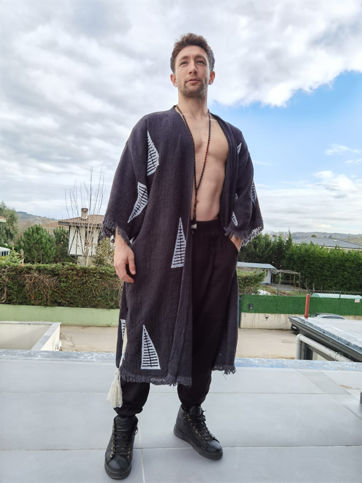 Pyramid Kaftan _siyah