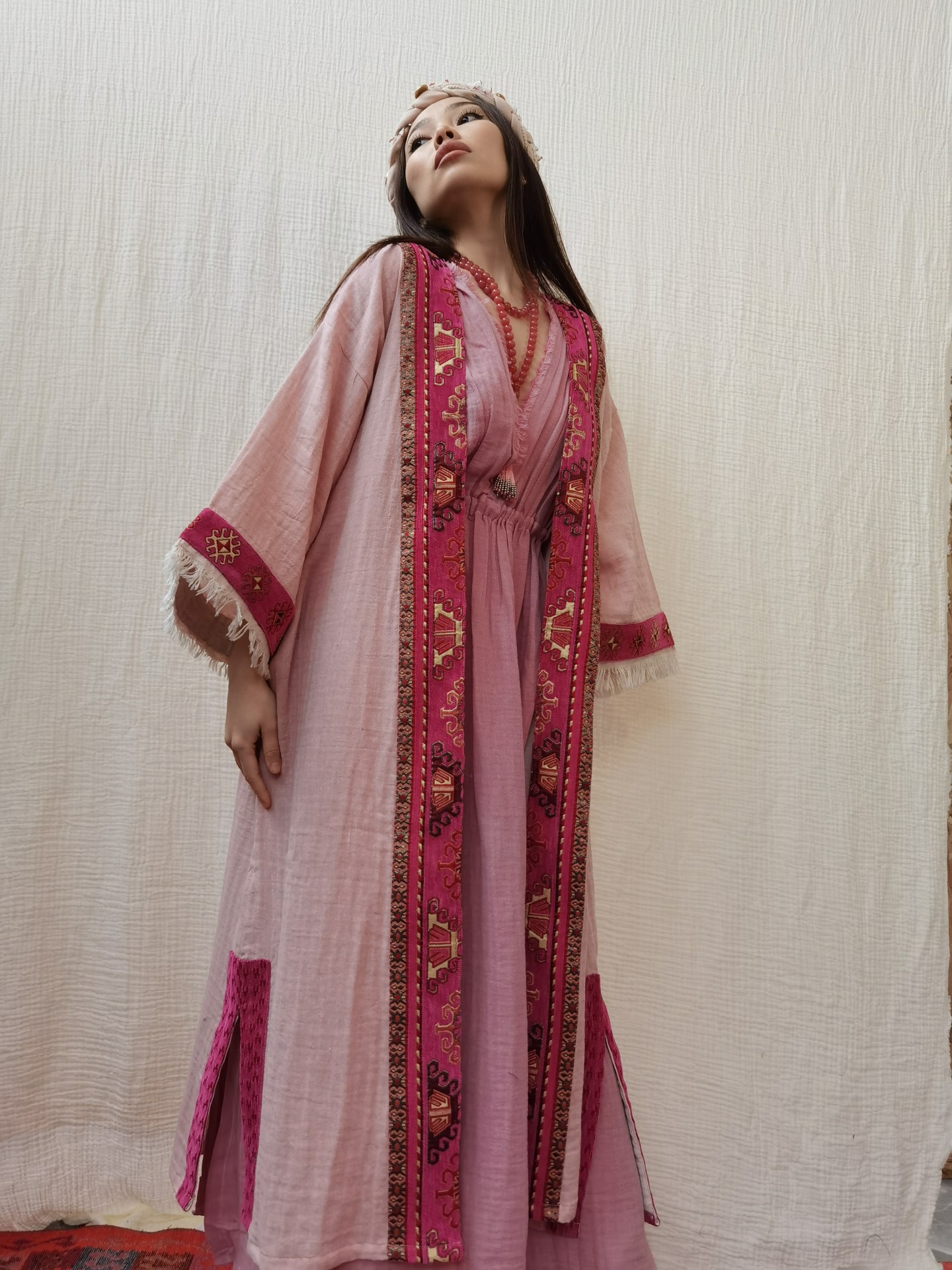 Tarsus Kaftan _Pembe